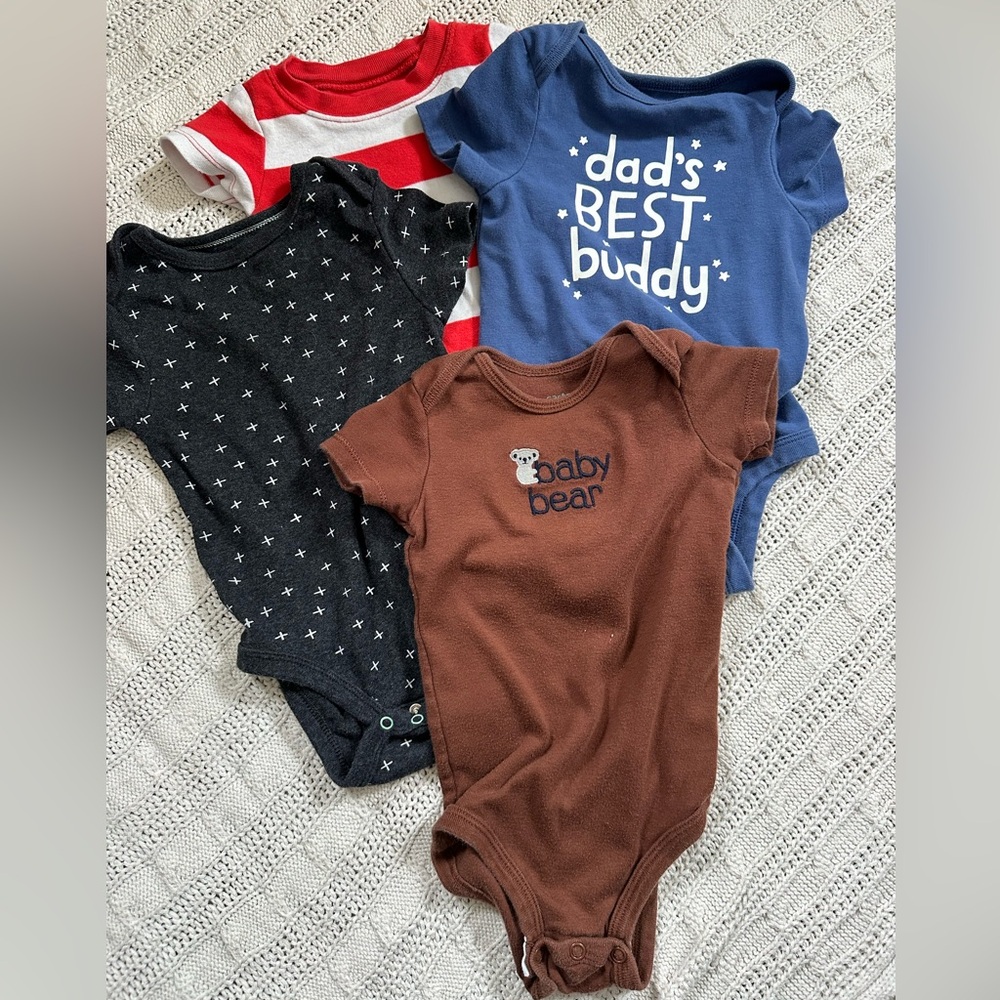 Short-Sleeve One-Piece Bodysuits